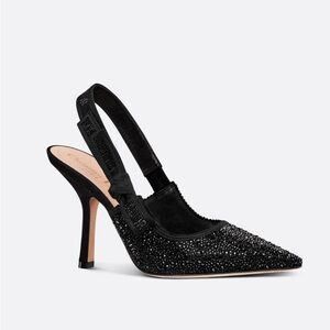 Elegant Black Slingback Heels